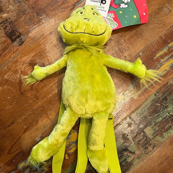 NWT Grinch Plush with Shoulder Straps - Picture 1 of 4